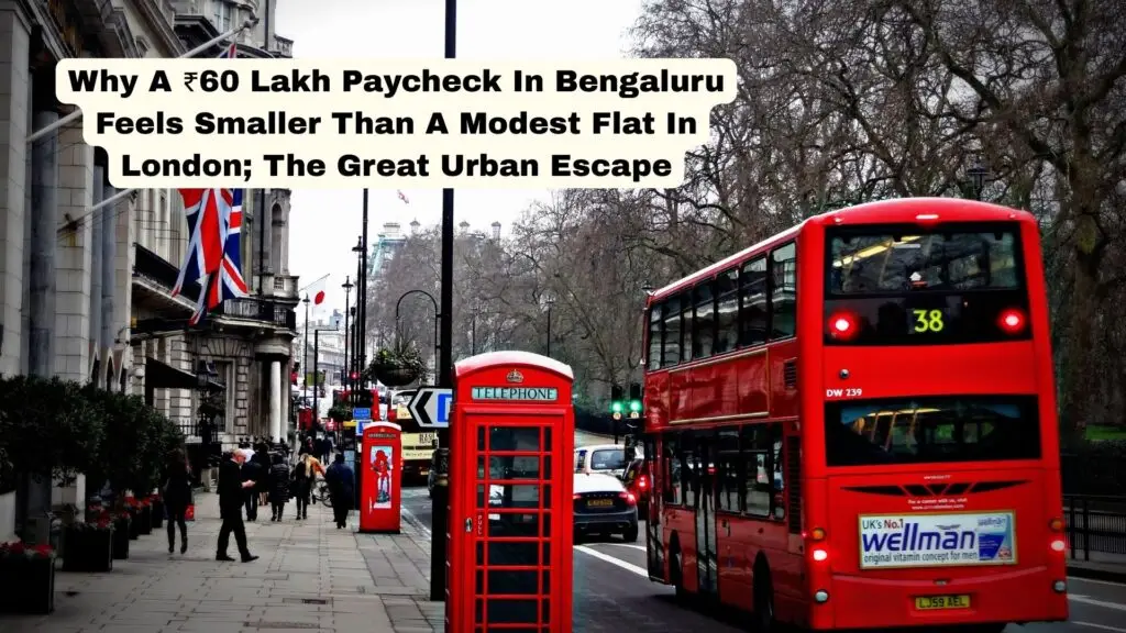 Why A ₹60 Lakh Paycheck In Bengaluru Feels Smaller Than A Modest Flat In London; The Great Urban Escape
